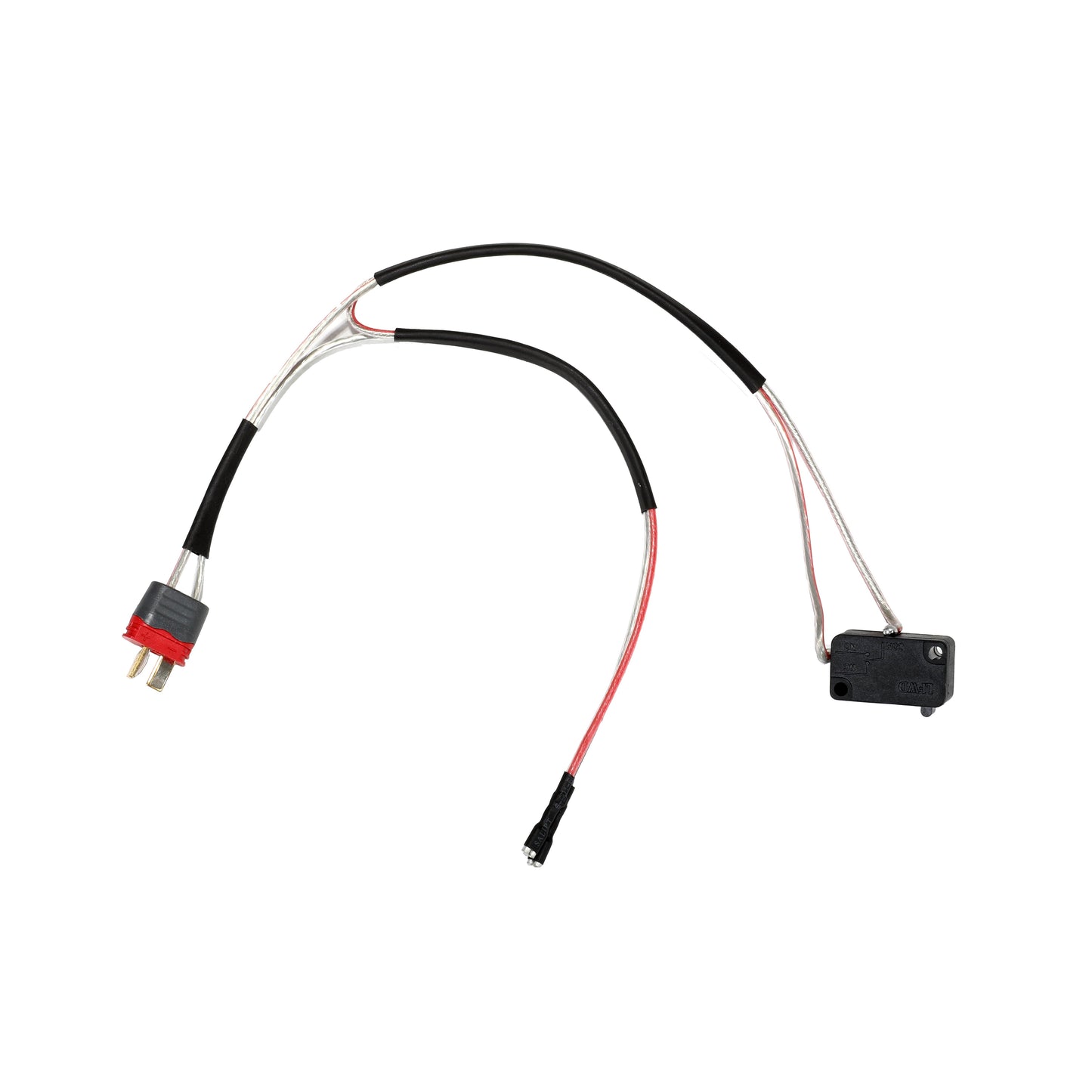 V3 Low Resistance 15AWG Silver Wiring & Microswitch Assembly (Standard Deans)