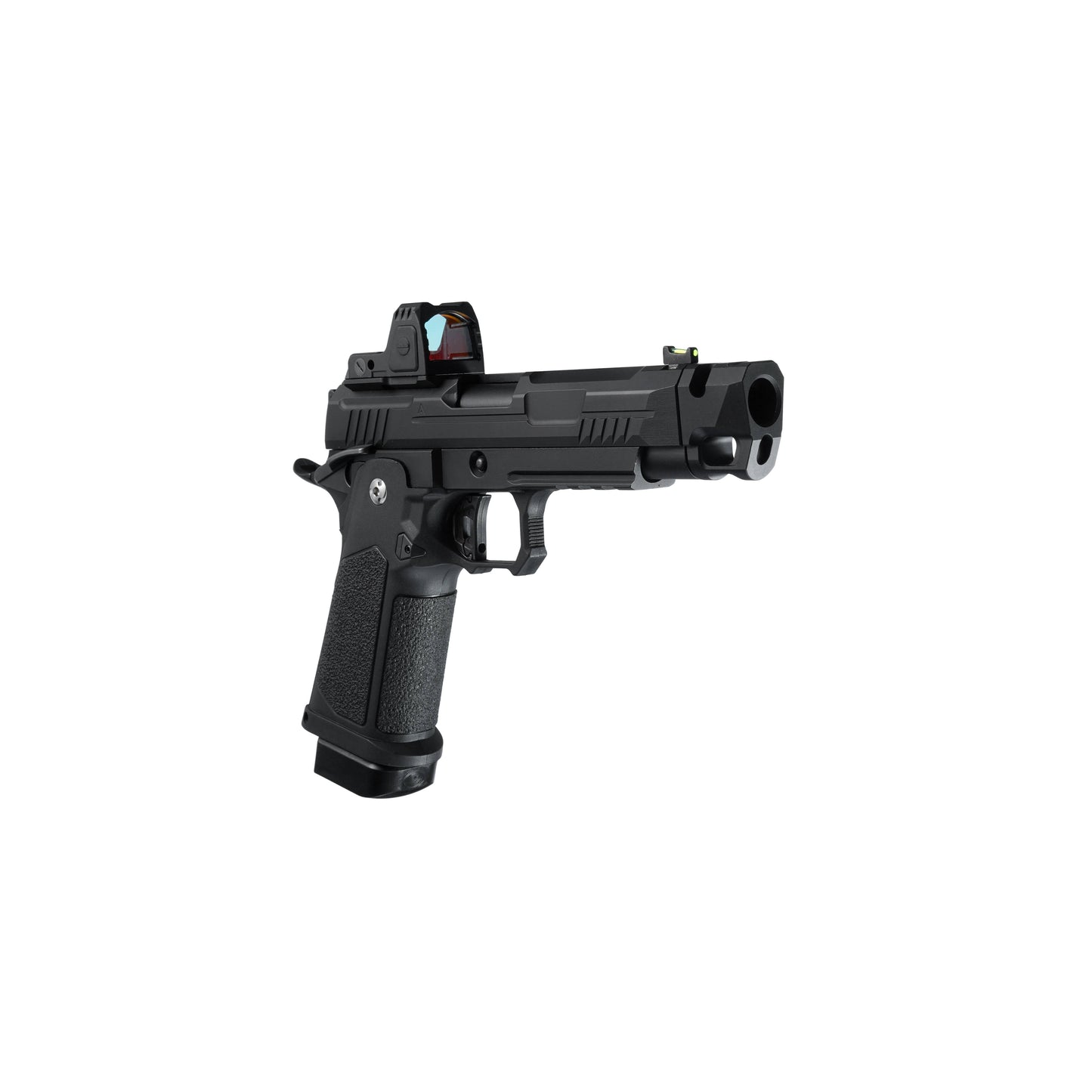 ARCTURUS Vanguard 4.3" Hi-Capa GBB Pistol w/ Optics Ready Slide & Compensator & ARS-1 Red Dot Combo