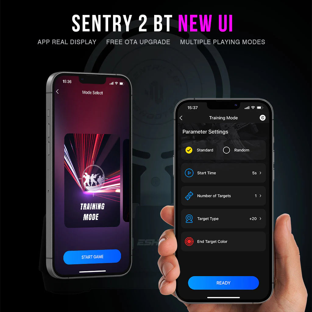 Eshooter Sentry 2 BT Wireless Target (Black)