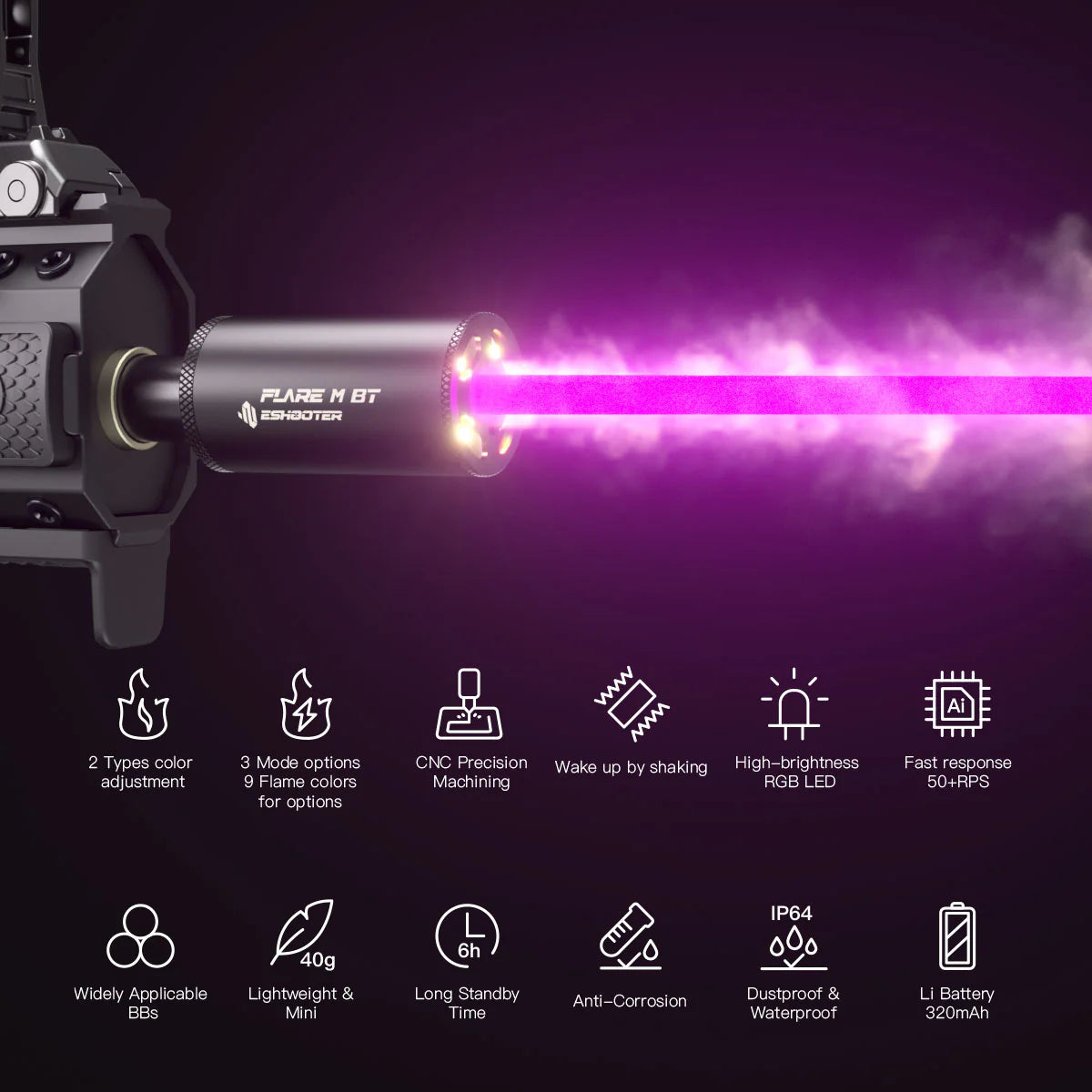 Eshooter Flare M BT Tracer Unit