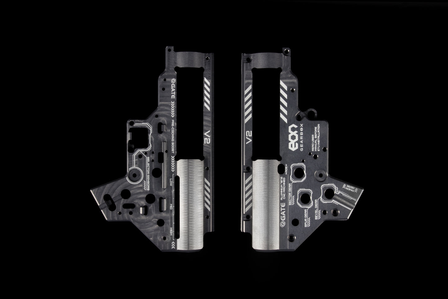 GATE Enterprise EON V2 Gearbox - Silver