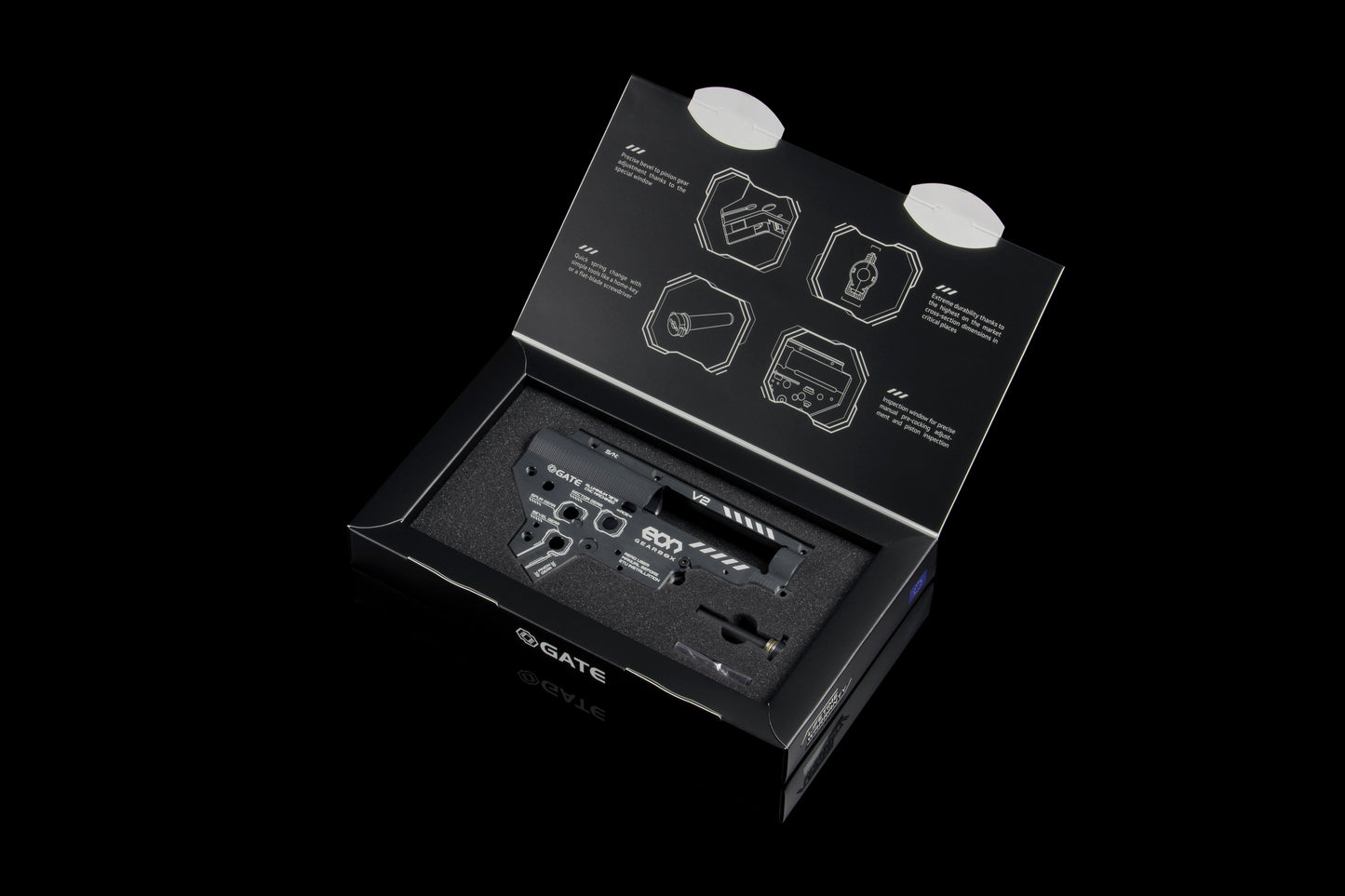 GATE Enterprise EON V2 Gearbox - Silver