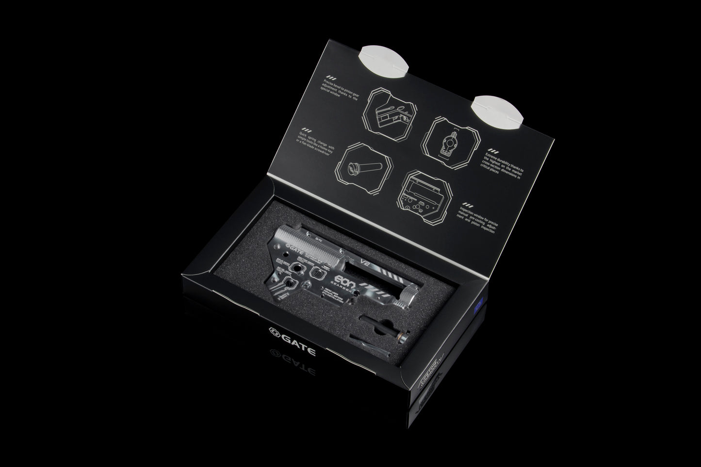 GATE Enterprise EON V2 Gearbox - Silver
