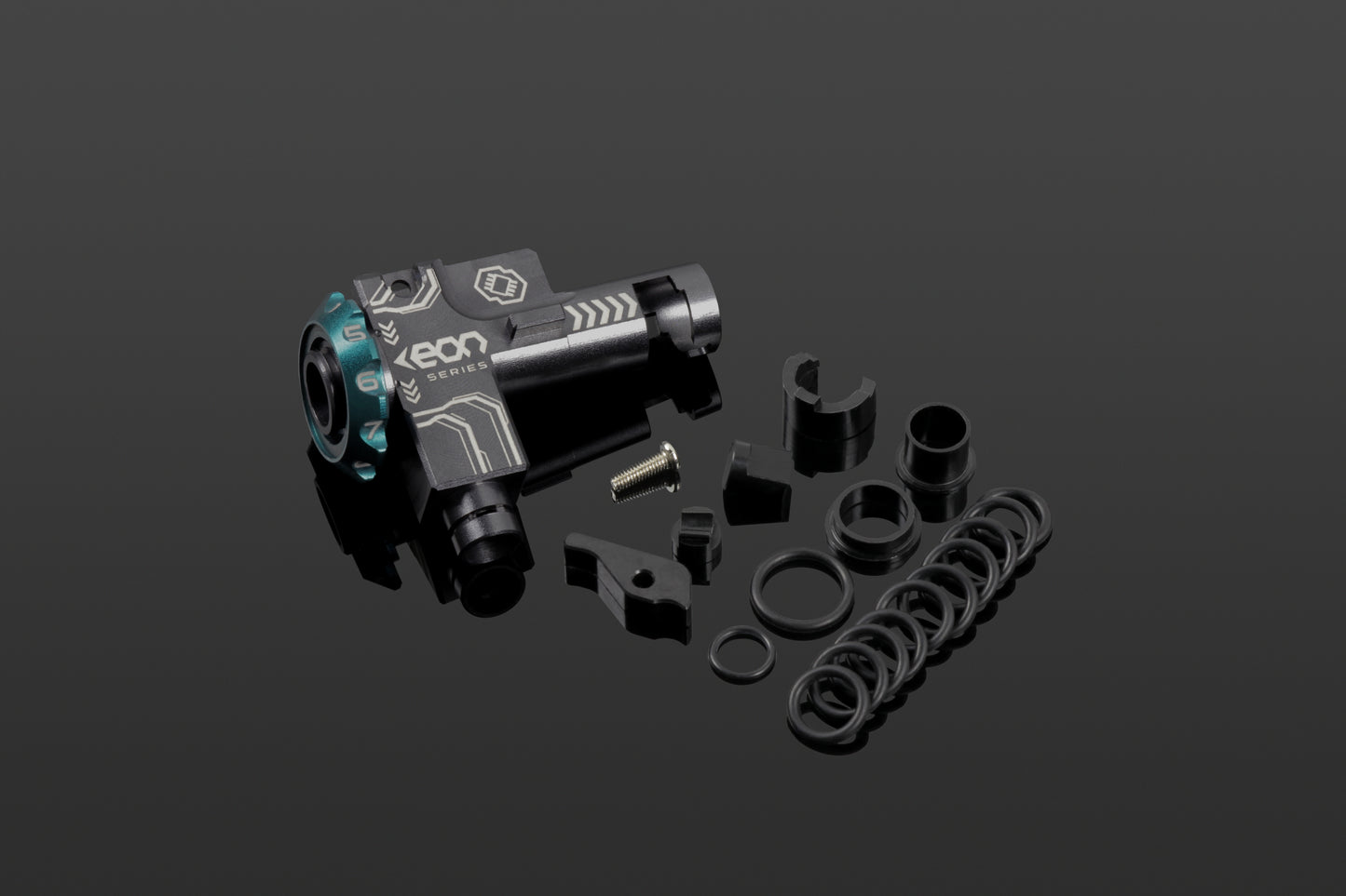 EON Hop-Up Chamber - Titanium housing + Violet
rotary dial