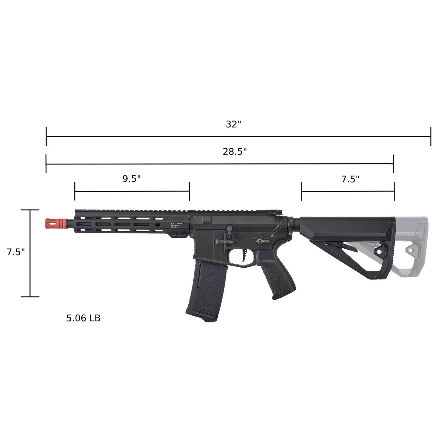 ARCTURUS Sword® MOD1 CQB 9.55" AEG LITE FE™