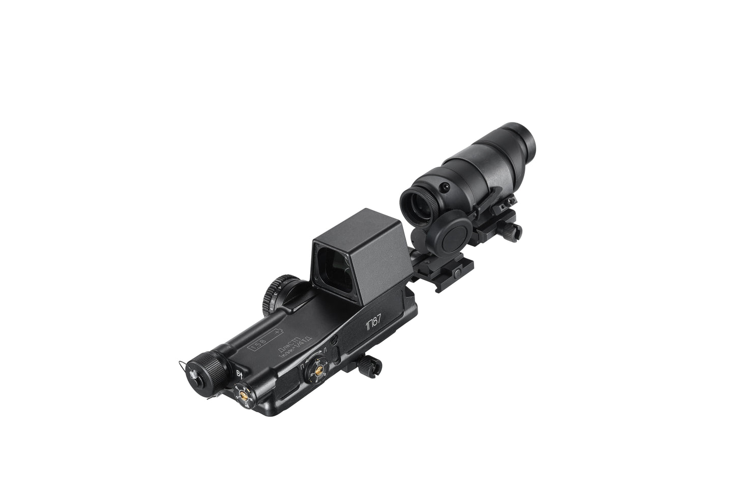 NOVUS PDS-I Prism Dot Sight Civilian Reticle w/ PM-I 3x Prismatic Magnifier Combo