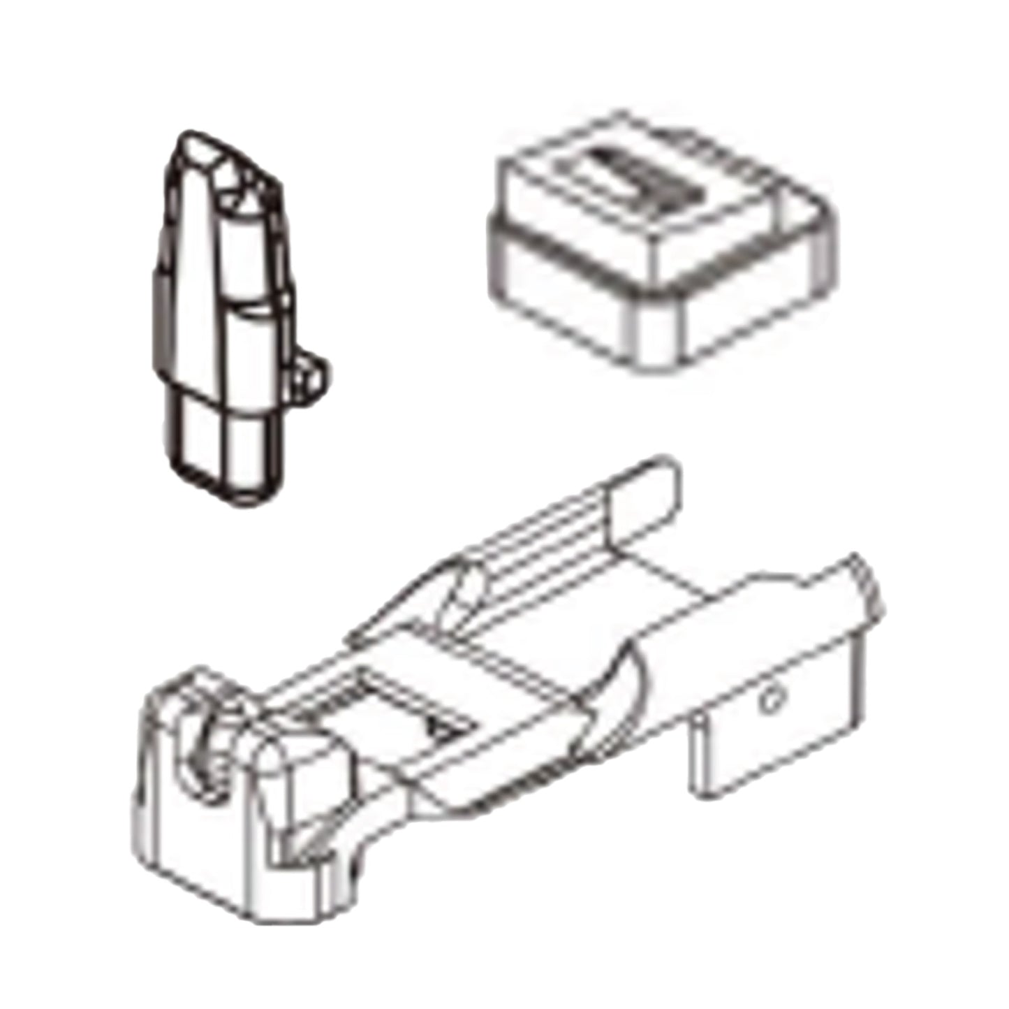 GHK AK Magazine Feed Lip, Gas Route, and Follower Set