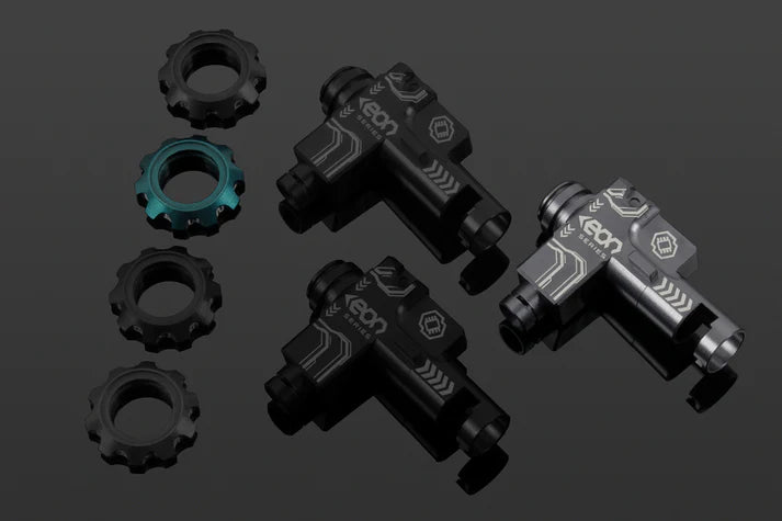 EON Hop-Up Chamber - Titanium housing + Cyan
rotary dial