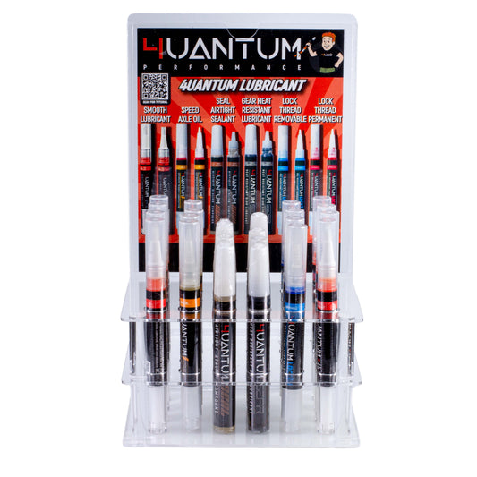 4UAD SmartAirsoft COMPLETE Acrylic Display Kit for 4uantum Performance Airsoft Lubricant Pens