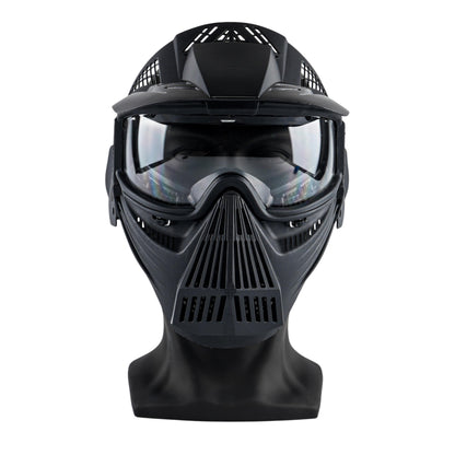 ARC PRO-GEAR™ Lightweight Full Face Protective Paintball Airsoft Mask Black