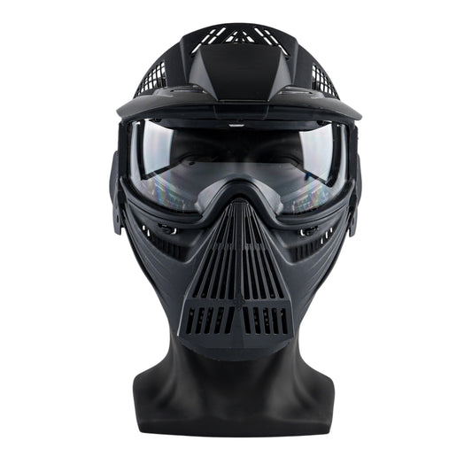 ARC PRO-GEAR™ Lightweight Full Face Protective Paintball Airsoft Mask Black