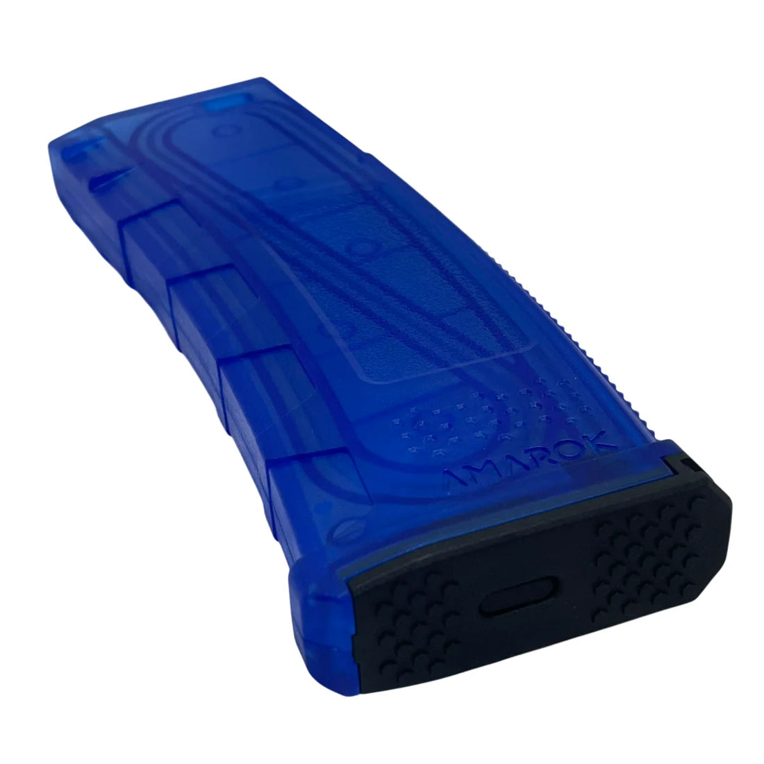 Amarok AM160 M series - 160 rounds Fast Feed Mid Cap Magazine - Type A3 - Transparent Blue