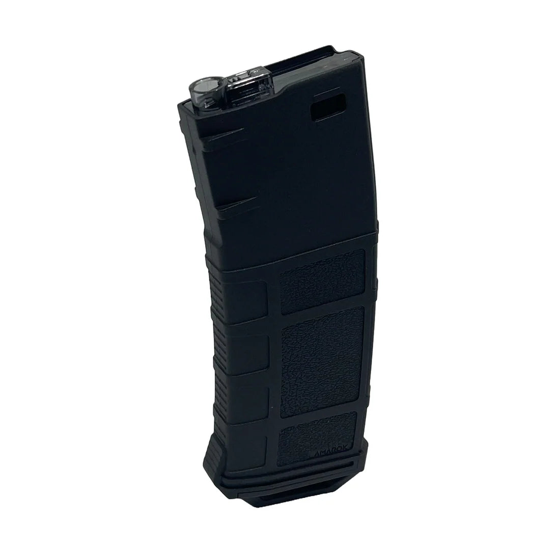 Amarok AM250 M series - 250 rounds Fast Feed Mid Cap Magazine - Type B2 - Black + Smoke Top