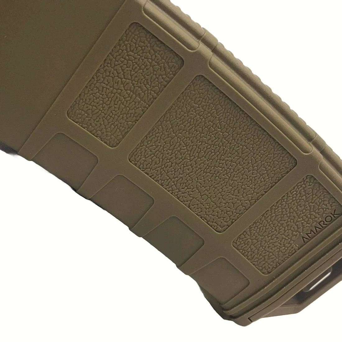 Amarok AM250 M series - 250 rounds Fast Feed Mid Cap Magazine - Type B8 - FDE + Solid FDE Top