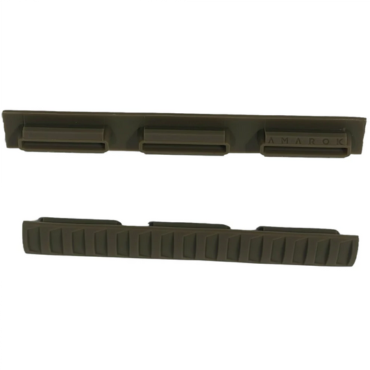 Amarok M-Lok Rail Cover FDE Type B: 4pcs Long (3 panels)