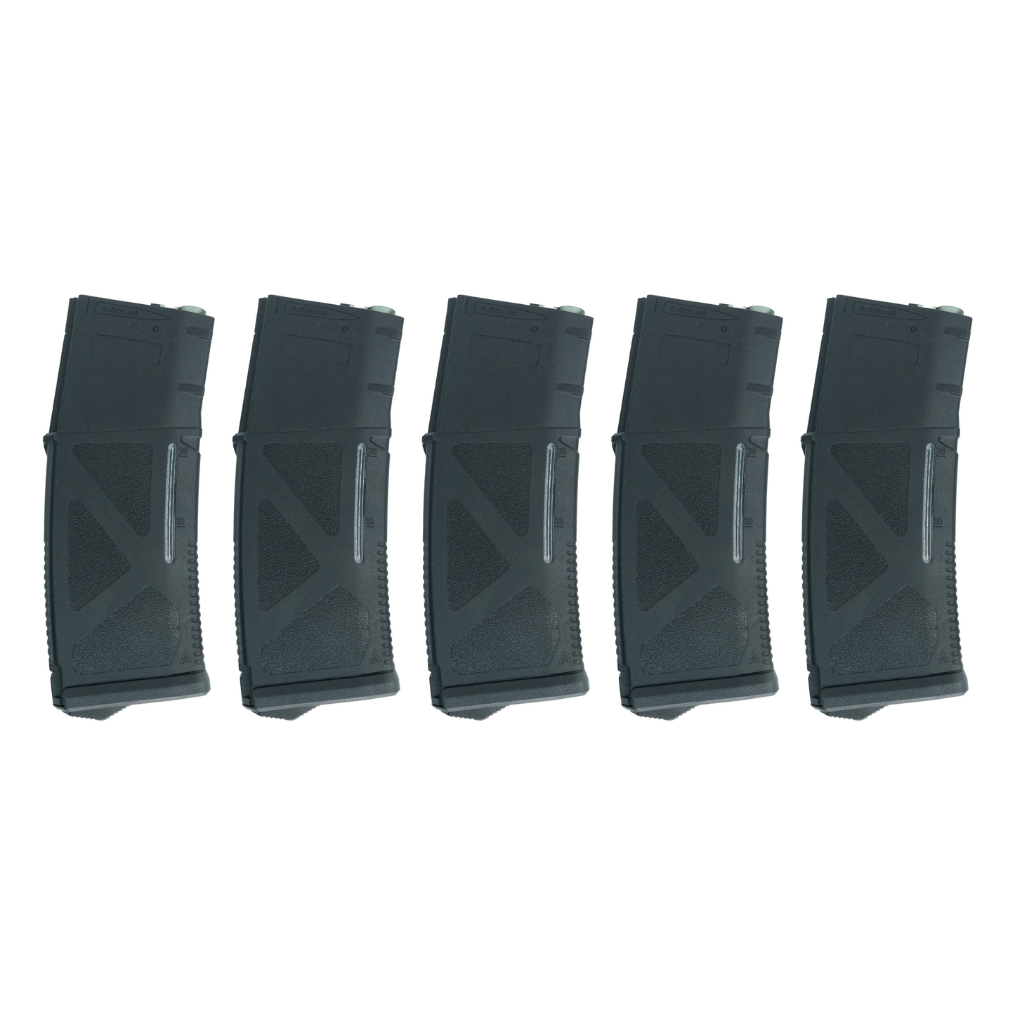 ARCTURUS AR MOD1 M4/M16 200 Rds Mid-Cap Windowed EMM Magazine BLK [5-PACK]
