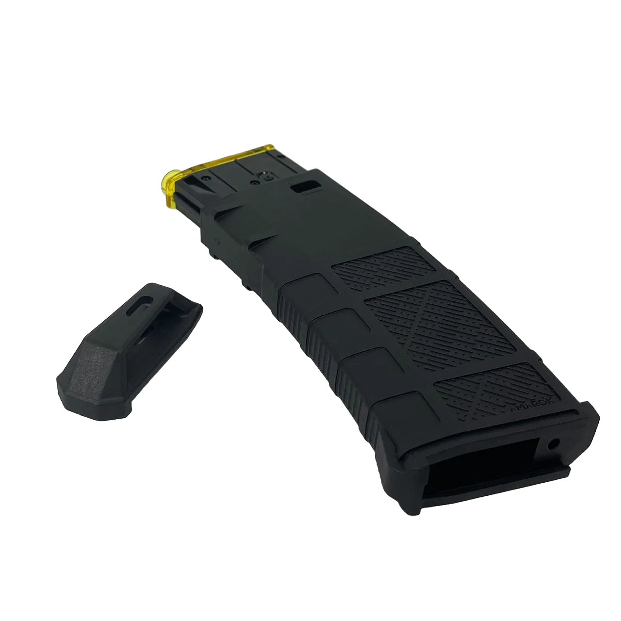 Amarok AM250 M series - 250 rounds Fast Feed Mid Cap Magazine - Type A3 - Black + Yellow Top