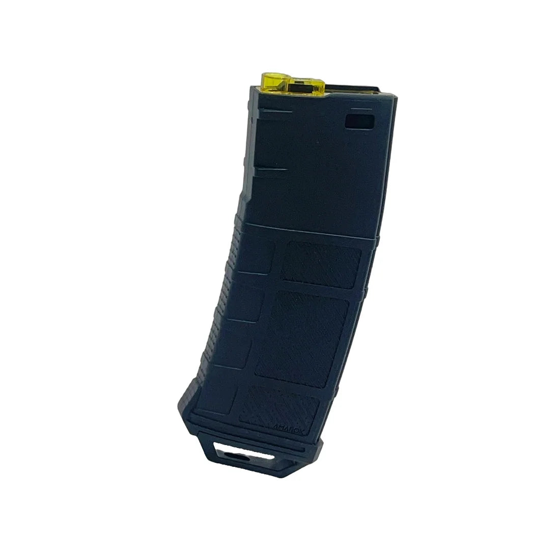 Amarok AM250 M series - 250 rounds Fast Feed Mid Cap Magazine - Type A3 - Black + Yellow Top