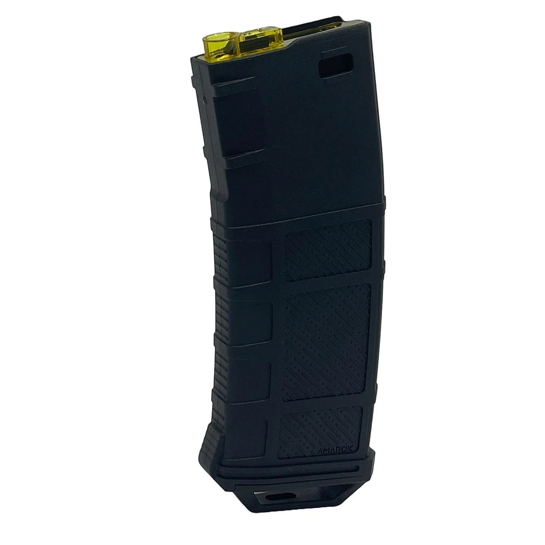 Amarok AM250 M series - 250 rounds Fast Feed Mid Cap Magazine - Type A3 - Black + Yellow Top