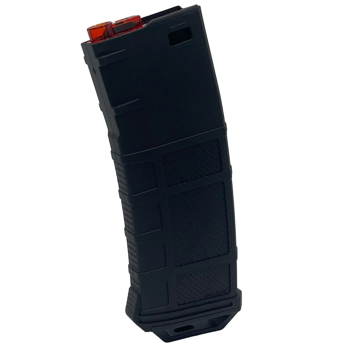 Amarok AM250 M series - 250 rounds Fast Feed Mid Cap Magazine - Type A4 - Black + Red Top
