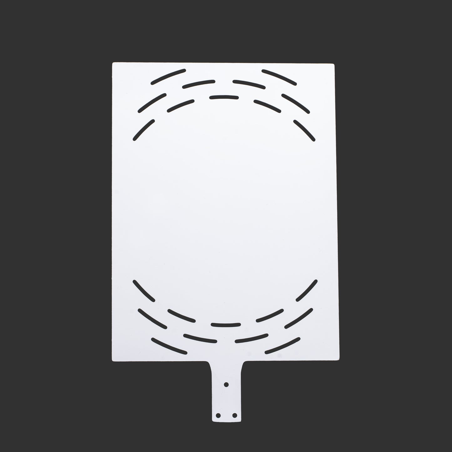 MOS X E-shooter Sentry 2 Pro White 1/3 Scale 18in X 24in Rectangular Target Plate