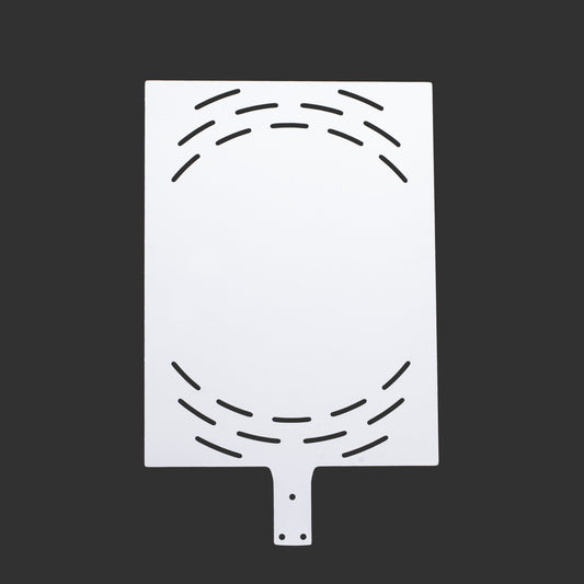 MOS X E-shooter Sentry 2 Pro White 1/3 Scale 18in X 24in Rectangular Target Plate