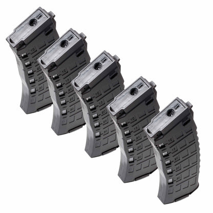 ARCTURUS AK12 200Rds Mid-Cap EMM Magazine BLK [5PACK]