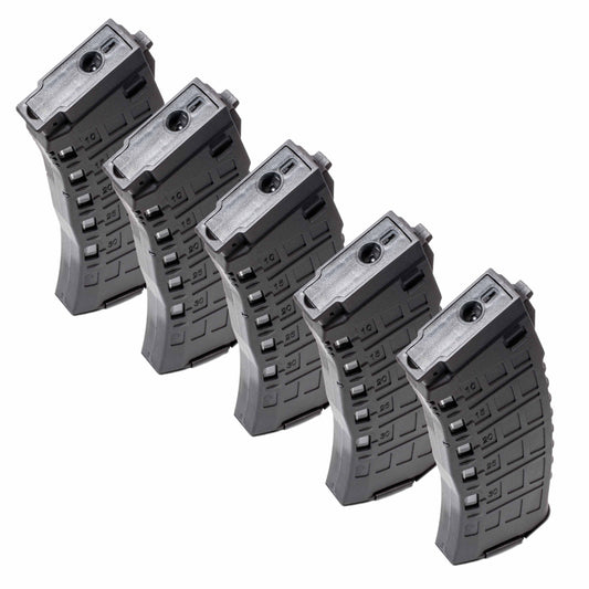 ARCTURUS AK12 200Rds Mid-Cap EMM Magazine BLK [5PACK]