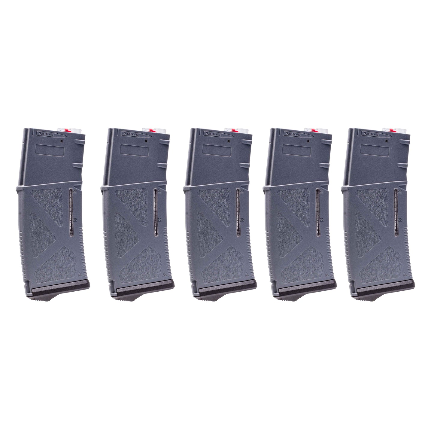 ARCTURUS AR MOD1 M4/M16 200Rds Mid-Cap Windowed EMM Magazine Grey [5-PACK]