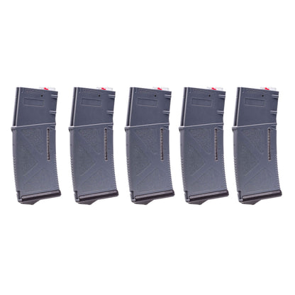ARCTURUS AR MOD1 M4/M16 200Rds Mid-Cap Windowed EMM Magazine Grey [5-PACK]