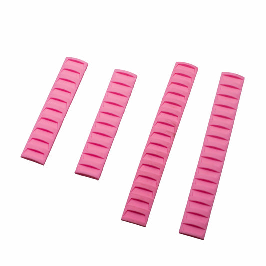 Amarok M-Lok Rail Cover - PINK Color Type A: 2pcs Long(3 panels) +2pcs short(2 panels)